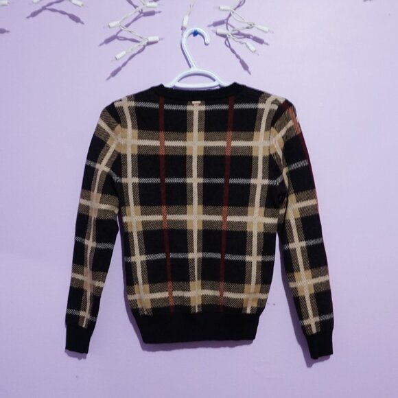 black pattern sweater / unknown - Picture 5 of 5